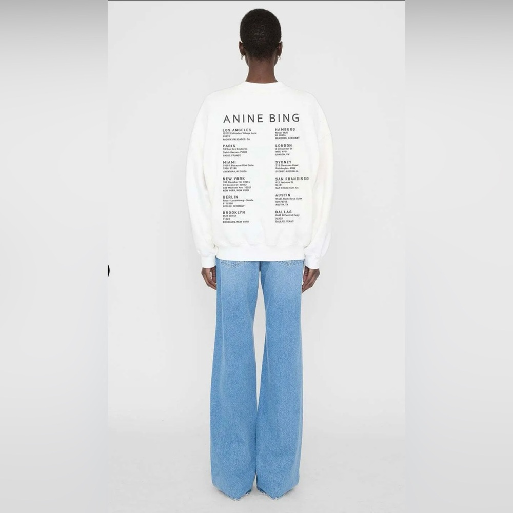 Anine Bing Jaci Sweatshirt Smiley - Picture 2 of 8
